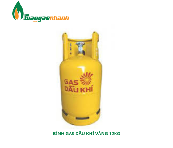 Bình Gas Dầu Khí Vàng 12kg