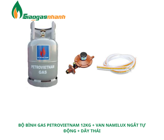 Bộ bình Gas xám 12kg