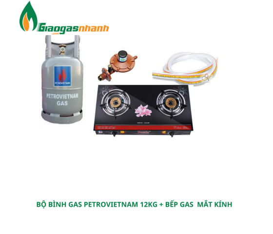 Bộ Bình + Bếp Gas + Van Gas + Dây Gas