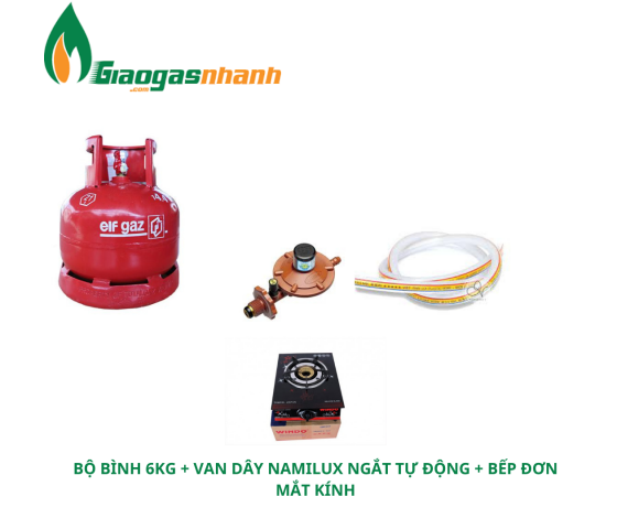 Bộ Bính Gas 6kg Bếp Đơn