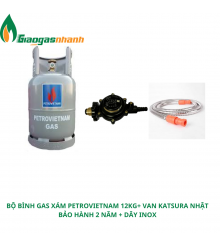 Bộ Bình Gas + Van Kasura + day