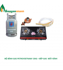 Bộ Bình + Bếp Gas + Van Gas + Dây Gas