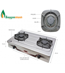 Bếp gas dương Rinnai RV-370(SM)N