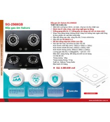 Bếp Gas Âm Sakura SG2568GB