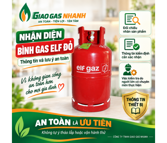 Gas Elf đỏ 12.5kg