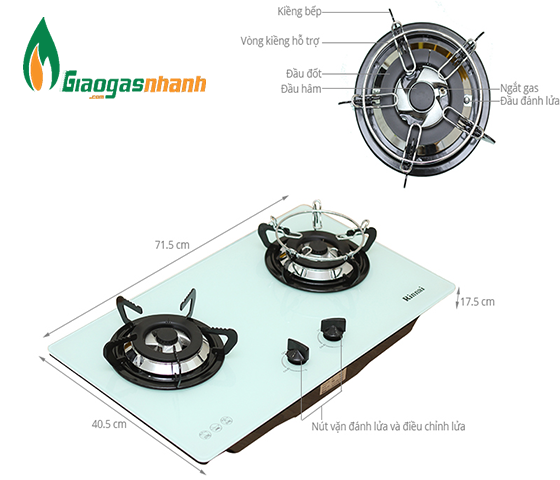 Bếp gas âm Rinnai RVB-2WGN
