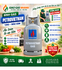 Gas Petrovietnam xám 12kg