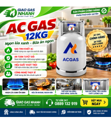 Bình Gas AC GAS 12kg Chính Hãng