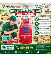 Gas Petrovietnam đỏ 12kg