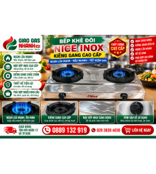 Bếp Khè Đôi  Cao Cấp Kiềng Gas